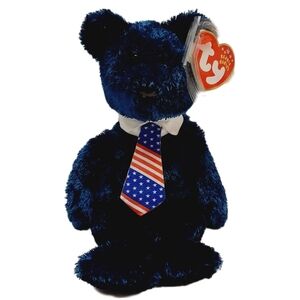 🍒4 for $20🍒 TY Beanie Babies Original Pops USA Flag Tie Plush Soft Kids Toy